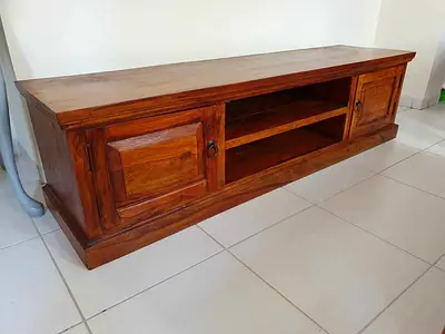 solid wood marina tv unit