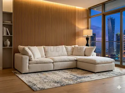 Marina home Luscious feather 🪶 filled sofa
