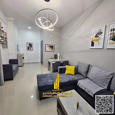 افخم وارقى غرفة وصاله مفروشه بالكامل فرش VIP جديد للايجار الشهري في الجرف 2 بجانب مدرسة الاقصى