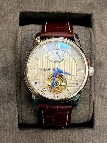 Elegant Thomas Earnshaw autimatic “tourbillon” flywheel watch balmain tumi longines gucci omega rado