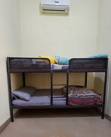 Sturdy Metal Bunk Bed Frame (Triple/Loft Style) - Good Condition