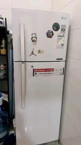 LG Top Freezer Refrigerator - White, Good Condition