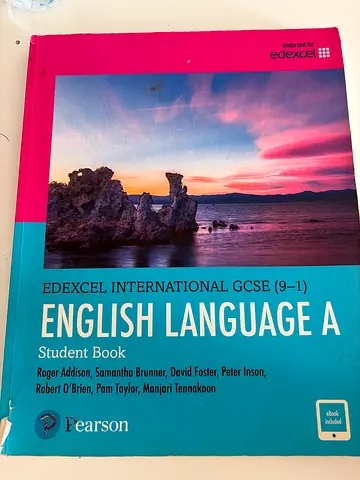 English Language A IGCSE Edexcel Student Book