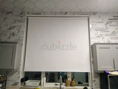 Roller blind per meter with fix