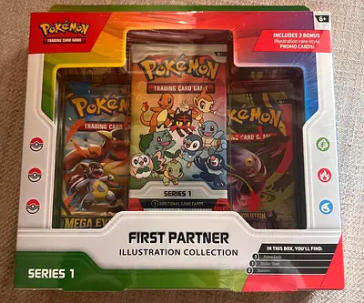 Pokemon TCG First Partner Illustration Collection - Series 1 (Sealed Box)