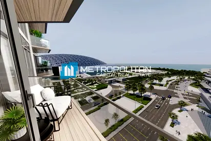 Partial Louvre and Sea View| 2BR+Balcony| Storage