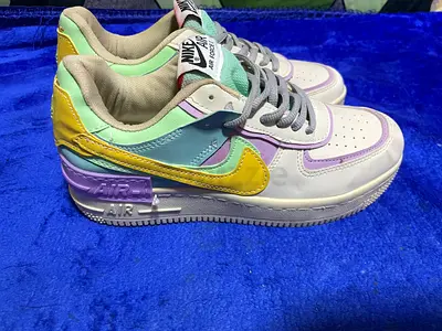 Nike Air Force 1 Shadow pastel multicolor women’s sneakers, size unknown
