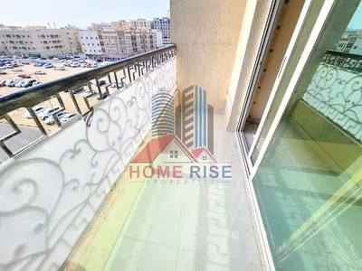 Lavish 2BR With Balcony Parking Wardrobes Master bedroom Open view