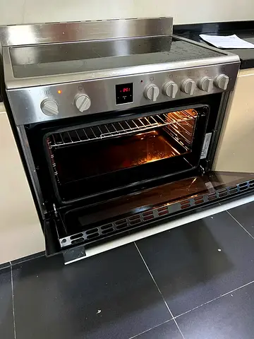 BOSCH LATEST MODEL HKK99V850M full electric ceramic 5 hobs stove oven fan cooking range 90x60 stove