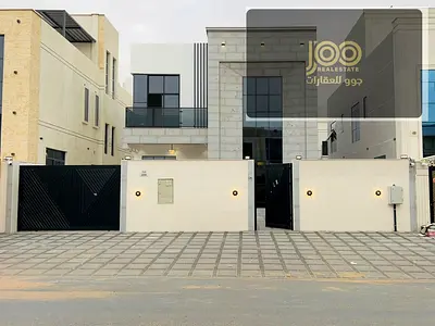 Villa Al Helio 2, 5 master rooms, majlis + 2 halls, yard, equipped kitchen, AED 130K yearly.