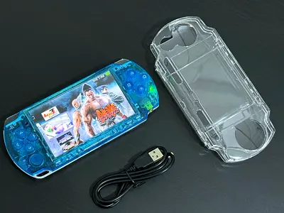 PSP-2000 clear blue - 128gb full of games