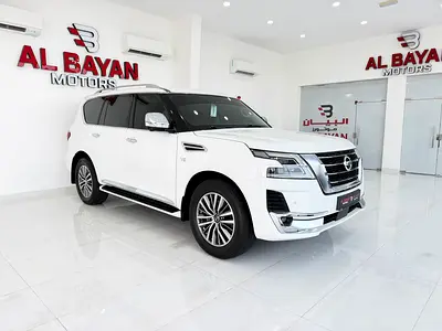 نيسان باترول بلاتينيوم V8 400 ابيض / زعفراني ‏2021