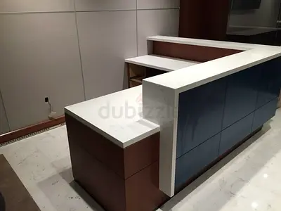 Modern Office Reception Desk