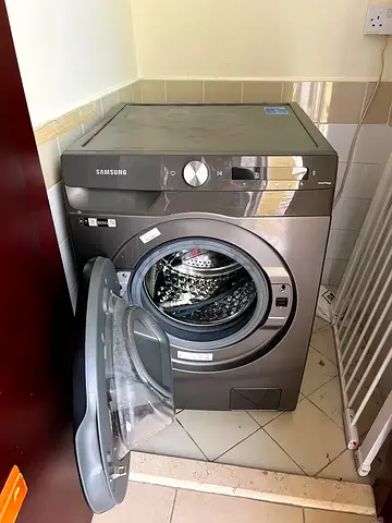 Samsung 10 Kg Washing Machine WW10T554DAN/GU Inox door in door