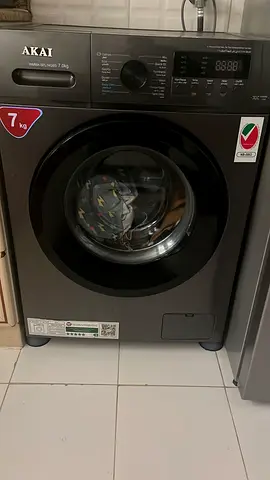 Akai 7kg Front Load Washing Machine (Used, Good Condition)