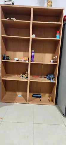 Large Wooden Bookshelf / Display Shelf - Good Condition