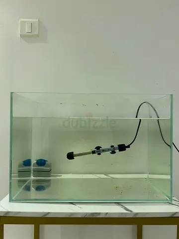 Complete 37L Rimless Starter Aquarium + Heater  Air Pump