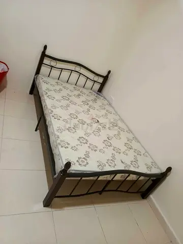 DOUBLE metal frame bed with mattress - Brand New