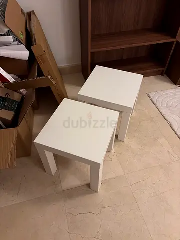 Set of 2 IKEA LACK tables