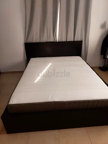 Ikea King size bed with mattress available in perfect condition