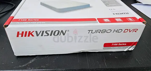 Hikvision Turbo HD DVR (7100 Series) - Boxed with 4 CCTV Cameras