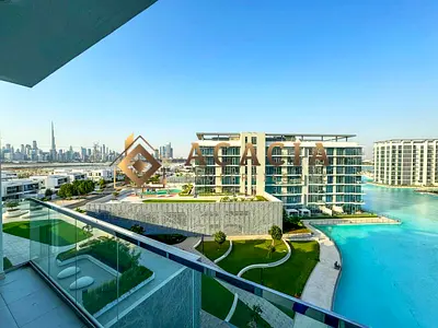 Corner Panoramic I Partial Lagoon I Meydan View