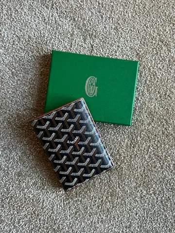 Goyard Style Bifold Wallet with Box - Preowned