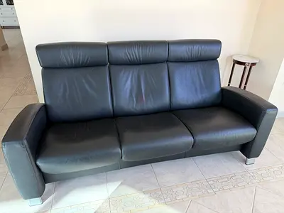 Norway Brand Ekornes Stressless Aria Leather Recliner Sofa