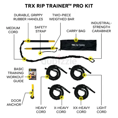 TRX RIP TRAINER PRO Kit (with complete resistance cords set)
