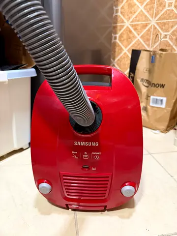 Samsung Red Canister Vacuum Cleaner - Good Working Condition