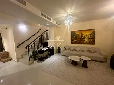 Luxury Furnished 3 Bed + Maid Townhouse | Single Row