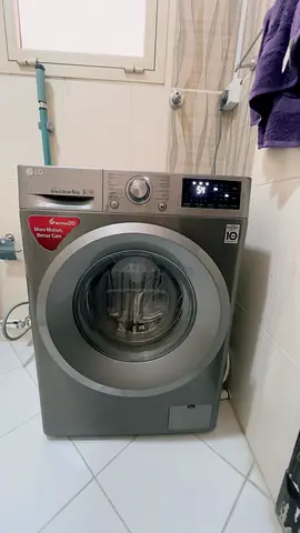 LG Front Load Washing Machine 6kg — Good Condition, Silver