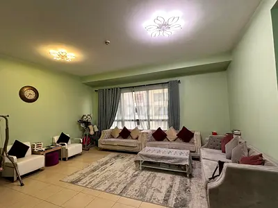 Large 3 BHK apartment with Maid room in Amwaj JBR, ready to move in with all major appliances