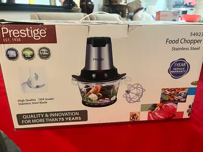 Prestige Stainless Steel Food Chopper (300W) - Like New, 1 Year Warranty
