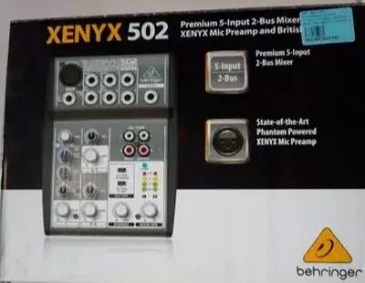 Behringer Xenyx 502 Mixer For Sale