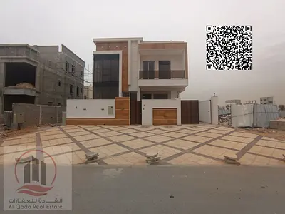 Luxury villa with 6 bedrooms and a rooftop for sale at a special price, including registration fees, in Al-Haliou 2.