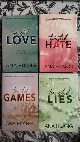 4 Books Twisted Series - Ana Huang: Twisted Love; Twisted Hate; Twisted Games; Twisted Lies