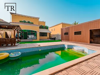 Landscaped Bliss | Semi Furnished | Maid+Pvt Pool