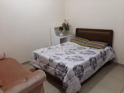 No commission. Beautiful furnished room with utilities in a sweet family apartment.