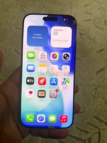 iPhone 16 pro max 512gb E-sim Broken display glass