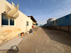 Open Yard for Annual Rent Al Sajaa Sharjah Size: 20,000 sq ft Electricity: 70 kW 6 labor rooms 6 bat