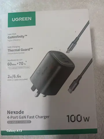 UGREEN Nexode 4-Port 100W GaN Fast Charger (Boxed)