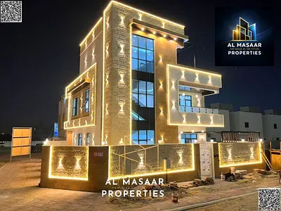Corner villa on the main road and in front of all services, with a swimming pool, a roof, and a place to install an elevator as well, without maintena