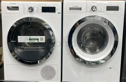 Bosch Freestanding Series8 Separate Washer Dryer Set