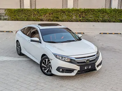 2017 Honda Civic 1.8 i-VTEC - GCC Specs Full Option With Sunroof And Navigation Perfect Low KM Sedan