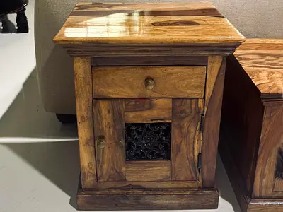 Sheesham Wood Bedside Table
