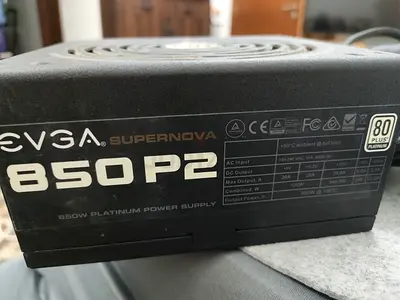 EVGA power supply 850 watts (platinum) best quality