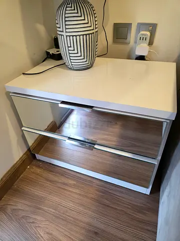 Mirrored Bedside Tables (quantity 2) - JVC