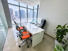 Prime Location | Furnished Office with Partitions