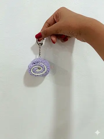 Handmade Crochet rolled cake